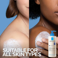 Thumbnail for La Roche-Posay Lipikar AP+ Gentle Foaming Moisturizing Wash, Shea Butter + Niacinamide + Glycerin, Moisturizing Body Wash For Dry Skin, National Eczema Association Accepted, Soap Free