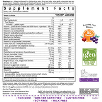 Thumbnail for Bluebonnet Nutrition Rainforest Animalz Whole Food Based Multiple Chewable Tablet, Kids Multivitamin & Mineral, Vitamin C, D3, Iron, Gluten Free, Milk Free, Kosher, 180 Chewable Tablets, Mixed Flavor