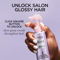 Thumbnail for L'Oreal Paris Sulfate Free Glossing In Shower Acidic Glaze, Intensifies Hair Shine & Smoothness, Argan Oil Infused Vegan Hair Care, EverPure, 6.7 Oz