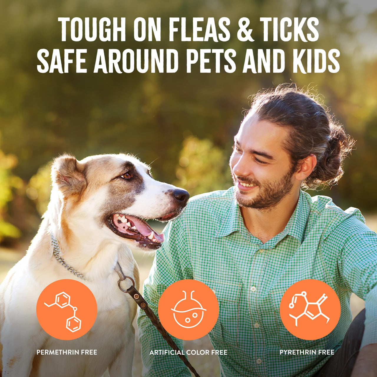 TropiClean Max Strength Flea and Tick Shampoo Treatment for Dogs, Powerful & Natural Defense, Prevention for Large & Small Dogs, Made in USA, 20oz