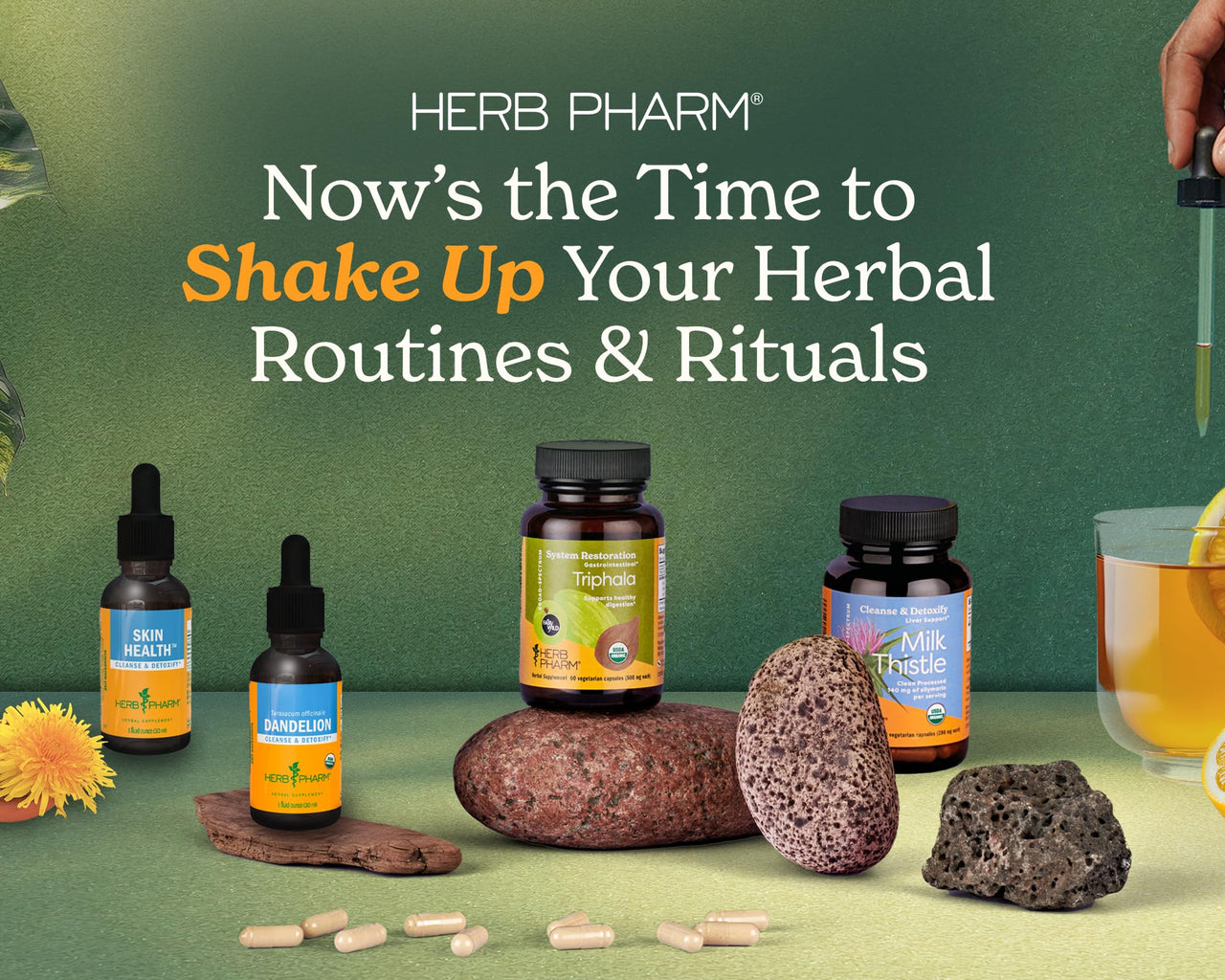 Herb Pharm Certified Organic Dandelion Liquid Extract for Cleansing and Detoxification, Organic Cane Alcohol, 4 Ounce