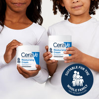 Thumbnail for CeraVe Moisturizing Cream, Body and Face Moisturizer for Dry Skin, Body Cream with Hyaluronic Acid and Ceramides, Daily Moisturizer, Oil-Free, Fragrance Free, Non-Comedogenic, 19 Ounce