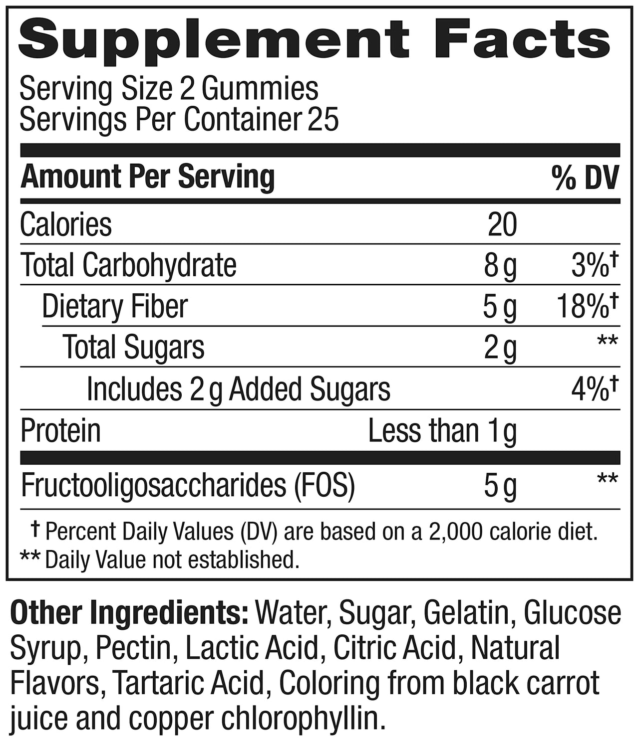 OLLY Fiber Gummy Rings, 5g Prebiotic Fiber, FOS (Fructo-oligosaccharides), Digestive Support, Berry Melon 50ct (Pack of 2)