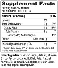 Thumbnail for OLLY Fiber Gummy Rings, 5g Prebiotic Fiber, FOS (Fructo-oligosaccharides), Digestive Support, Berry Melon 50ct (Pack of 2)