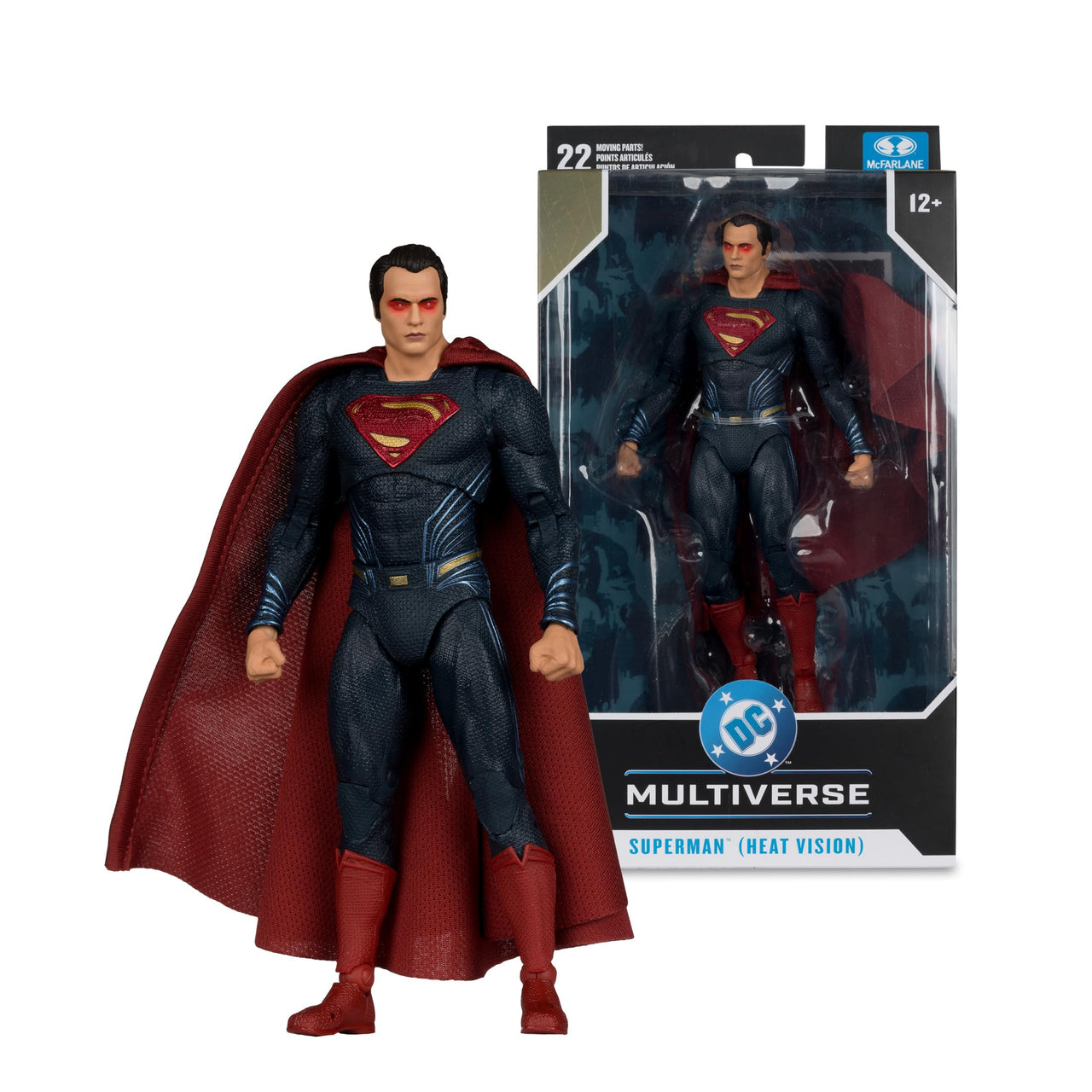 McFarlane Toys- DC Multiverse Superman (Heat Vision) (Batman V Superman: Dawn of Justice) 7in Action Figure