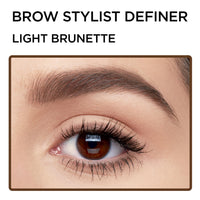 Thumbnail for L'Oreal Brow Stylist Definer Waterproof Eyebrow Pencil, Light Brunette 0.003 Ounce (1 Count)