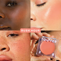 Thumbnail for Tower 28 BeachPlease Cream Blush + Tinted Lip Balm - Multi-Use Lip Tint + Dewy Blush for Cheeks With Aloe Vera + Green Tea - Vegan, Non-Comedogenic Makeup for Sensitive Skin - Rush Hour (0.16 oz)