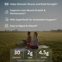 Thumbnail for MRM Veggie Elite Performance Protein - Vanilla Bean, Plant-Based Powder, 24g Protein per Serving with BCAAs & Digestive Enzymes, Clinically Tested - Vegan, Gluten-Free - 30 Servings