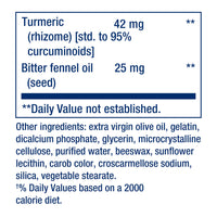 Thumbnail for Life Extension Bloat Relief, Artichoke, Ginger, Fennel and Turmeric for Digestive Health, Supports Bloating Relief and Promotes Digestive Comfort, Gluten Free, Non-GMO, 60 softgels