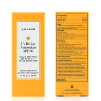 Thumbnail for Naturium UV Reflect Antioxidant, Broad Spectrum SPF 50 PA ++++ Sheer Sunscreen, Lightweight Face & Skin Protector with Soft Matte Finish, 1.7 oz