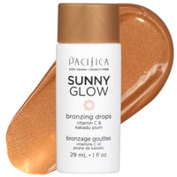 Thumbnail for Pacifica Sunny Glow Liquid Face Bronzer Drops - Face Makeup Bronzing For Face & Cheeks for Instant Sun-Kissed Glow - Vitamin C & Glycolic Acid Infused Liquid Bronzer Illuminating Highlighting Clean