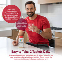 Thumbnail for 21st Century Glucosamine Chondroitin 750/600mg - Triple Strength, Tablets, 150 Count