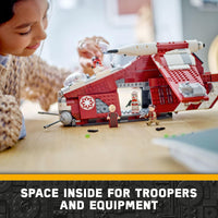 Thumbnail for LEGO Star Wars: The Clone Wars Coruscant Guard Gunship - Buildable Star Wars Toy for 9 Year Olds - Gift Idea for Fans - Includes 3 Clone Trooper Minifigures - 75354