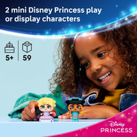 Thumbnail for LEGO Disney Princess Mini Jasmine & Rapunzel Building Toy - Princess Toys for Girls & Boys, Ages 5+ - Disney Gifts for Kids - 43303