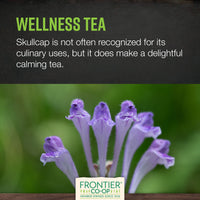 Thumbnail for Frontier Co-op Organic Scullcap Herb Cut & Sifted Certified Organic Herbal Supplement 1lb - Skullcap Herb for Tincture, Tea, Supplement