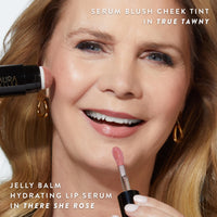 Thumbnail for LAURA GELLER NEW YORK Jelly Balm Nourishing Lip Oil Serum | Hydrating Lip Boost Treatment Moisturizing Lip Repair | Soothe Dry Chapped Lips| Pink Out Loud
