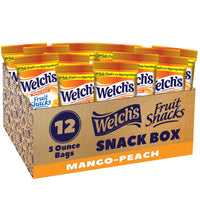Thumbnail for Welch's Fruit Snacks, Mango Peach Snack Box, Gluten Free, 5oz Snack Packs (Pack of 12)