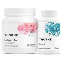 Thumbnail for THORNE - Collagen Plus and Biotin 8 Bundle for Radiant Skin, Hair, and Nails - 30 Servings