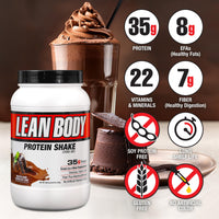 Thumbnail for Labrada Lean Body Hi-Protein Meal Replacement Shake, Molten Dark Chocolate Cake PACKAGING MAY VARY