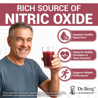 Thumbnail for Dr. Berg Raw Organic Beet Powder from Real Earth-Grown Beets – USDA Certified Organic Beet Root Powder to Support Nitric Oxide Levels, Energy, Blood Flow, & Heart Health* – 30 Servings