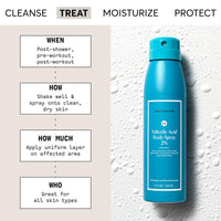Thumbnail for Naturium Salicylic Acid Body Spray 2%, Blemish-Fighting & Pore Treatment, with Niacinamide Plus Encapsulated Salicylic Acid, 4 oz