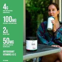 Thumbnail for Rule 1 Proteins Fruits & Greens Powder - 40+ Active Ingredients Including 4g Fruit & Vegetable Concentrates + 2g Prebiotic Fiber for Daily Wellness (30 Servings, Mixed Berry)