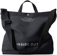 Thumbnail for Large Tote Bag for Women, Canvas Bag Women Gift, Fashion Crossbody 16oz Cotton Bag, Large Capacity Shoulder Bag