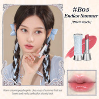 Thumbnail for Flower Knows Swan Ballet Shine Lipstick,Hydrating Solid Lip Gloss,Moisturizing Pink Tinted Lip Balm-Long Lasting Lip Gloss in Balm for Girls&Women,Vegan & Cruelty-Free(B05 Endless Summer)
