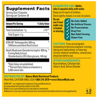 Thumbnail for Nature Made Ashwagandha KSM 66 + Reishi Mushroom Capsules, Stress Relief Blend Ashwagandha and Mushroom Supplement, 60 Capsules, 30 Day Supply