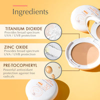 Thumbnail for Avène High Protection Honey Tinted Compact, Broad Spectrum SPF 50+, UVA/UVB Blue Light Protection, Water Resistant, Non-Greasy, .35 oz