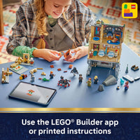 Thumbnail for LEGO Harry Potter Hogwarts Castle: Hospital Wing Building Toy for Girls & Boys - Pretend Play Set for Kids, Ages 9+ - W/7 Minifigures & Wolf Patronus Toy Figure - Gift Idea for Birthdays - 76463