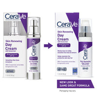 Thumbnail for CeraVe Anti-Aging Face Cream SPF 30, Anti-Wrinkle Retinol Cream with Hyaluronic Acid and Ceramides, 1.76 oz