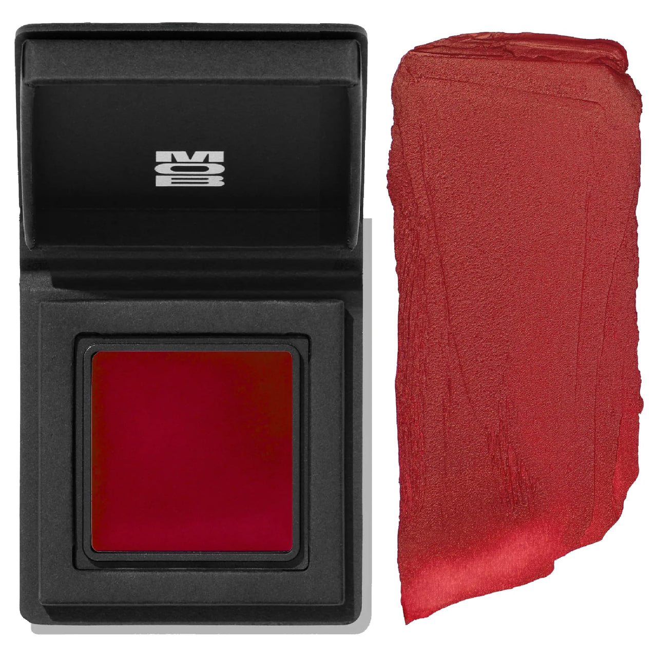 MOB Beauty Cream Clay Blush Muted Crimson Crush – Soft Fresh Natural Color, Buildable Lightweight Blendable Vegan Cruelty-Free Skincare Infused Long Wear Sustainable Refillable Compact
