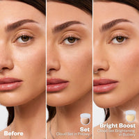Thumbnail for Kosas Cloud Set Face Setting Powder - Smoothing Shine Control, Soft, Sheer Translucent Makeup Finish, Portable & Long-Lasting Loose Pressed Baking Powder - Comfy (Sheer Medium)