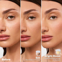 Thumbnail for Kosas Cloud Set Face Setting Powder - Smoothing Shine Control, Soft, Sheer Translucent Makeup Finish, Portable & Long-Lasting Loose Pressed Baking Powder - Softly (Sheer Tan)