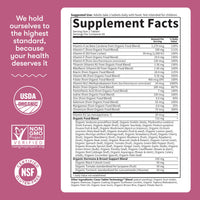 Thumbnail for Garden of Life Multivitamin for Women 40 Plus, Organics Womens Vitamins, Hormone & Breast Health Support Blend, Vegan, 120 Tablets