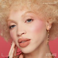 Thumbnail for NYX PROFESSIONAL MAKEUP Buttermelt Powder Blush, Fade and Transfer-Resistant Blush, Up to 12HR Make Up Wear, Vegan Formula - Butta Together
