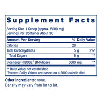 Thumbnail for Life Extension D-Ribose Powder, Dissolve in Liquid to Encourage Cellular Energy Production and Support Heart and Muscle Health, Gluten-Free, Non-GMO, Vegetarian, 150 Grams