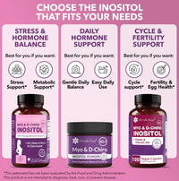 Thumbnail for Intimate Rose Myo-Inositol & D-Chiro Inositol Supplement for Women - Hormone Balance & Ovarian Support for Women - Ideal 40:1 Ratio, Vitamin D3 + Ashwagandha