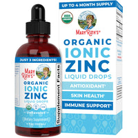Thumbnail for MaryRuth's Organic Liquid Zinc Supplement for Kids & Adults | Immune Support | Skin Health | Antioxidant | Cellular Metabolism | Zinc Sulfate | Vegan | Non-GMO | Sugar Free | Gluten Free | 4 oz