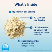 Thumbnail for Jarrow Formulas Whey Protein with 18 g of Protein, 3.8 g of BCAAs, & Glutamine, Dietary Supplement for Muscle Function & Recovery Support, 32 oz Vanilla Flavored Powder, Approximately 36 Day Supply