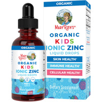 Thumbnail for MaryRuth Organics Zinc Supplement for Immune Support, Immune Support Supplement for Kids, Ages 4-13, Zinc Sulfate, Vegan, USDA Organic, Glycerin Based, 2 Fl Oz