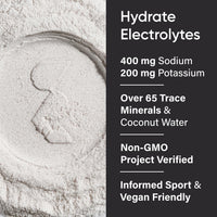 Thumbnail for Sports Research Hydrate Electrolytes Powder - Sugar-Free & Naturally Flavored with Vitamins, Minerals, and Coconut Water - Supports Hydration - Passion Fruit & Cherry Pomegranate