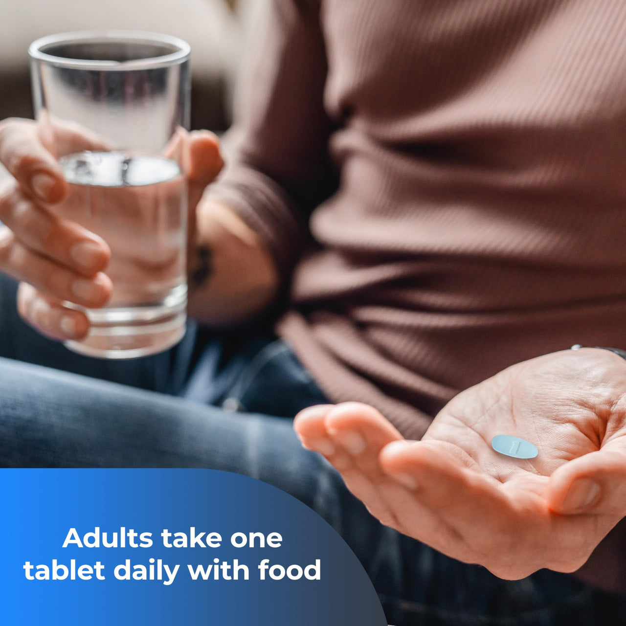 One A Day Menâ€™s 50+ Multivitamins, Supplement with A, C, D, E and Zinc for Immune Health*, Calcium & More, 100 Tablets