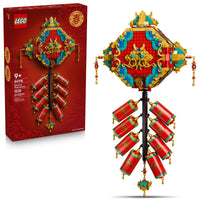 Thumbnail for LEGO Spring Festival Fortune Firecracker Kids Building Toy - Chinese New Year Toy for Boys & Girls, Ages 9+ - Play & Display Wall Art with Realistic Sound Effects - Gift Idea for Birthdays - 80118