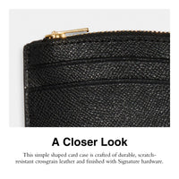 Thumbnail for COACH Crossgrain Leather Shaped Card Case