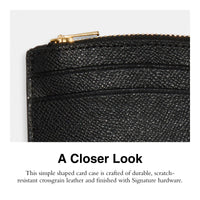 Thumbnail for Coach Crossgrain Leather Shaped Card Case