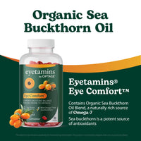 Thumbnail for eyetamins® by OPTASE® Eye Comfort™ - 60 Softgels - Eye Doctor Recommended - an Omega-Based Eye Supplement formulated to Support Moisture Balance and Eye Comfort from Within. Plant Based Soft gels.