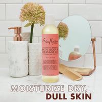 Thumbnail for Shea Moisture Coconut & Hibiscus Massage Oil and Body Oil for Dry Skin, Bath Oil with Coconut Oil and Vitamin E Oil for Skin, 8 oz