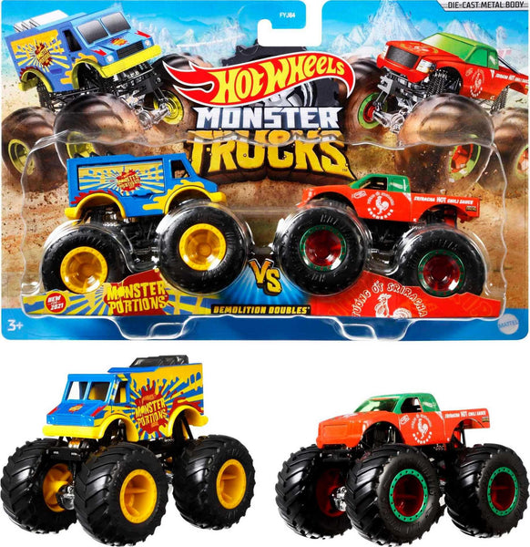 Hot Wheels Monster Trucks Demolition Doubles (Styles May Vary)